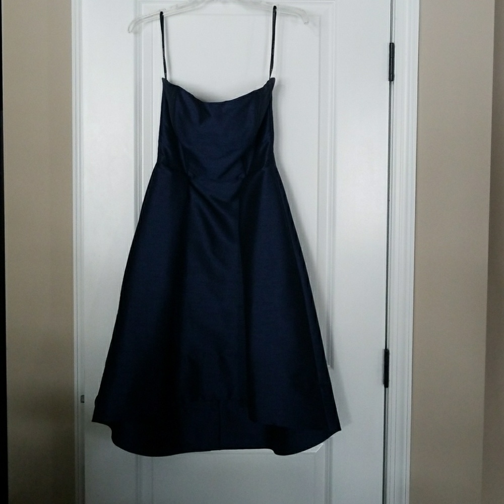 Bridesmaid dress Navy High/Low hem